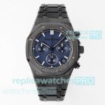 Swiss Clone APS Audemars Piguet Royal Oak 26240 Blue Dial Black Stainless Steel Watch 
